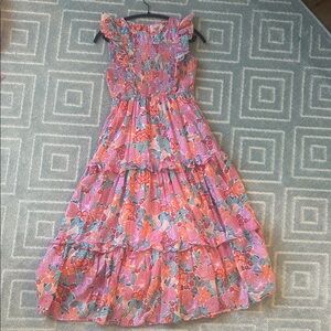 Banjanan Vibrant Floral Womens Dress